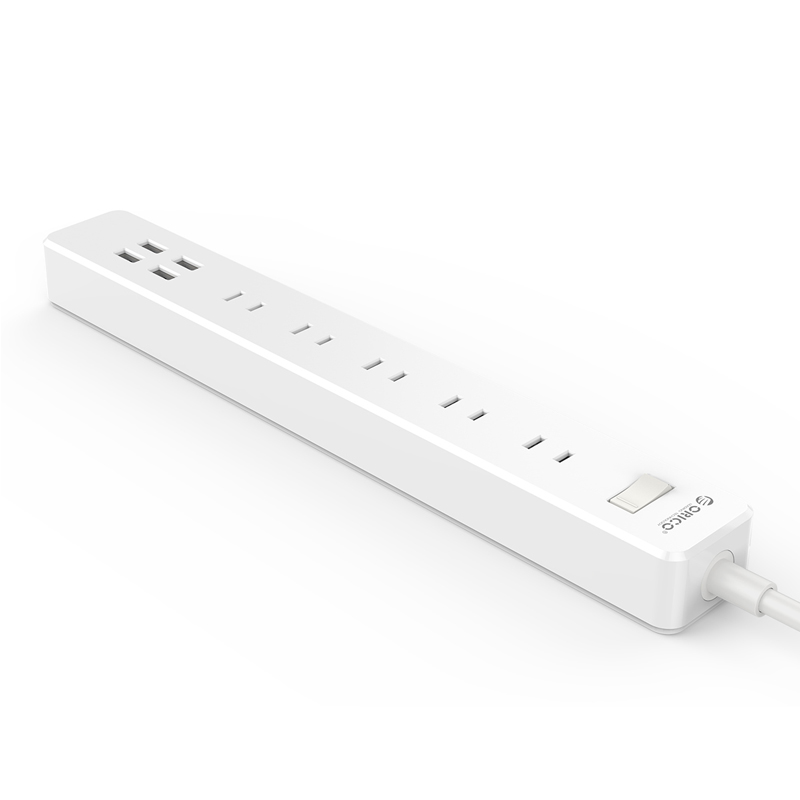 5 AC Outlet Power Strip With 4 USB Charging Port