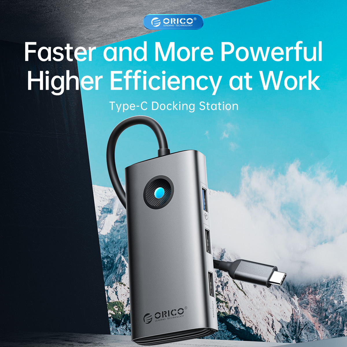 ORICO Type C 6 in 1 5Gbps Multifunction Docking Station ORICO奥睿科官网